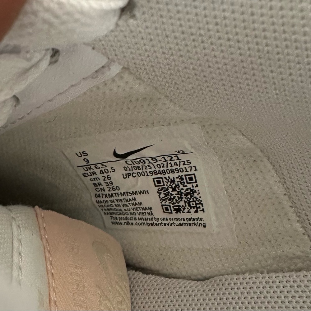Nike Air Force 1 Shadow White Washed Coral Shoes Sneakers CI0919 Women’s Size 9 - Picture 7 of 7